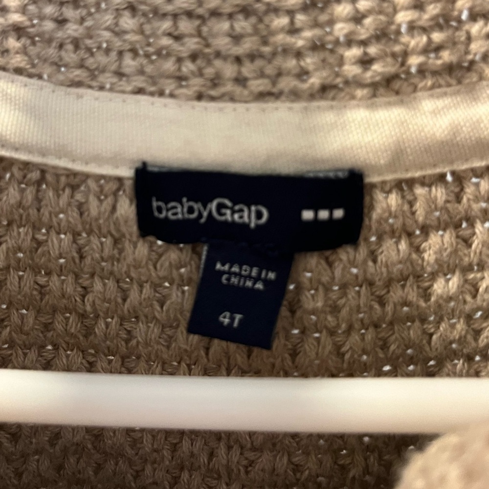 Babygap long sweater size 4T - Picture 4 of 9